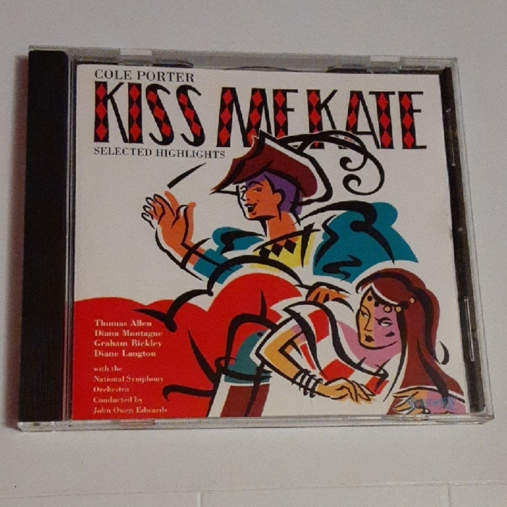 Kiss Me Kate CD Cole Porter - Colorful Cover Art